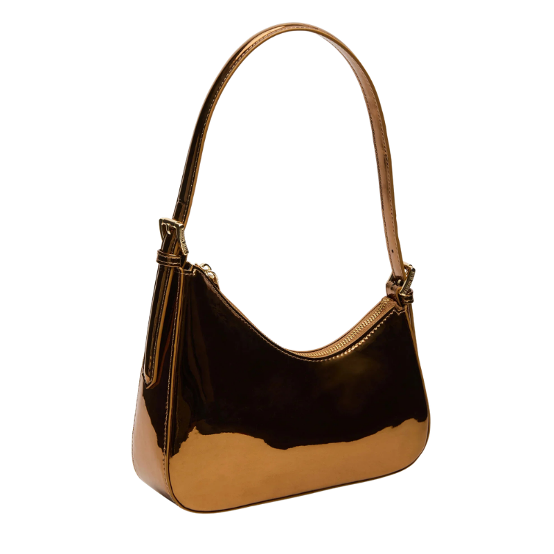 The Handbag Den Bronze Asymmetrical Shoulder Bag for Women - Image 2