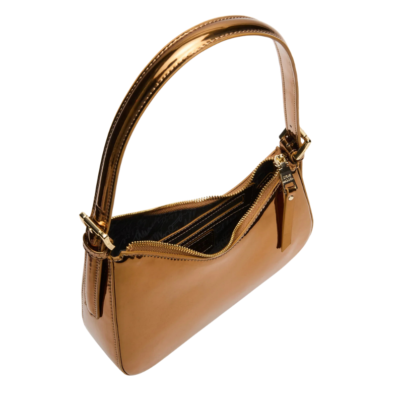 The Handbag Den Bronze Asymmetrical Shoulder Bag for Women - Image 4