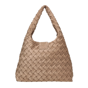 The Handbag Den Taupe Shoulder Bag for Women
