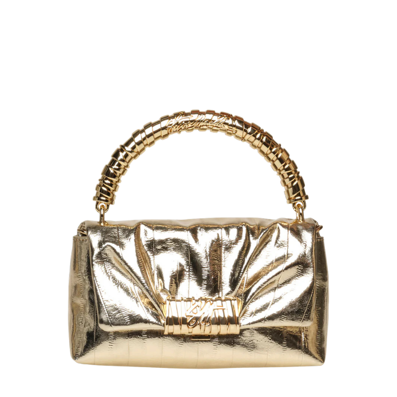 The Handbag Den Gold Envelope Clutch for Women