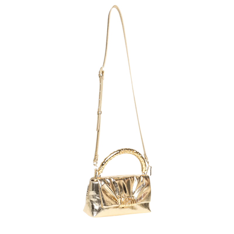 The Handbag Den Gold Envelope Clutch for Women - Image 4